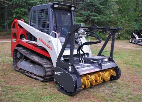 rent a skid steer with mulcher near me|land clearing mulcher for rent.